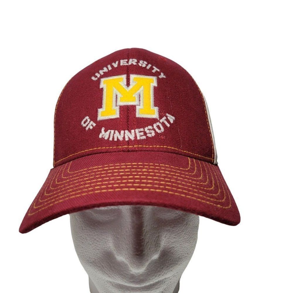 Adidas University of Minnesota Baseball Hat Fitted Size S/M Gophers Embroidered‎